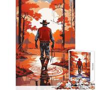 Puzzle da 1000 pezzi per adulti regali camminare in una palude decorazioni per la casa giocattoli fantastici regali e giocattoli gioco pratico ogni pezzo è unico - dimensioni 50x75cm