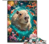 Puzzle da 1000 pezzi per adulti, regali Capibara, divertimento in famiglia, attività divertenti a casa, regalo di compleanno, regali di viaggio, per ragazzi dai 14 anni in su (dimensioni 26x38cm)
