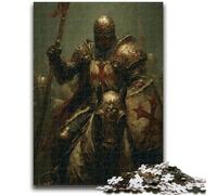 Puzzle da 1000 pezzi per adulti, regali Cavalieri Templari da 1000 pezzi per adolescenti, regali di Babbo Natale segreto per età dai 14 anni in su (26x38cm)