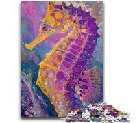 Puzzle da 1000 pezzi per adulti, regali, cavalluccio marino fantasy da 1000 pezzi per adolescenti, giochi divertenti, ogni pezzo è unico - gioco divertente e stimolante per tutta la famiglia (26x38cm)