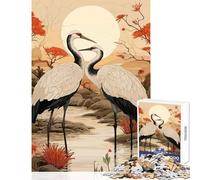 Puzzle da 1000 pezzi per adulti regali cicogna decorazione per la casa giocattoli regali di compleanno gioco educativo interessante riduzione dello stress dimensioni 38x26cm