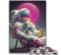 Puzzle da 1000 pezzi per adulti, regali con astronauta seduto sulla luna, 1000 pezzi per adolescenti, giochi educativi, giocattoli fai da te, fantastici regali e giocattoli, 50x75cm