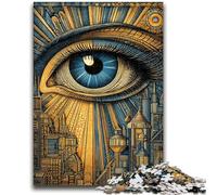 Puzzle da 1000 pezzi per adulti, regali con occhi psichedelici, giocattolo educativo intellettuale decomprimente, regalo di compleanno, regali, arte murale 50X75CM