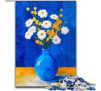 Puzzle da 1000 pezzi per adulti, regali con opere d'arte floreali, per 14+ anni, gioco stimolante come regalo per tutta la famiglia e gli amici (dimensioni 26x38cm)