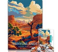 Puzzle da 1000 pezzi per adulti, regali del Parco nazionale di Canyonlands, giocattoli, giochi educativi, decorazioni per la casa e regali unici antistress (38x26cm)