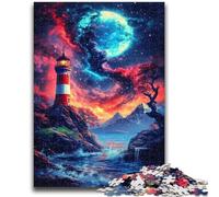 Puzzle da 1000 pezzi per adulti, regali Dengta Under The Blood Moon, adatti dai 14 anni in su, giochi educativi per la casa, giocattoli fai da te, opere d'arte, regalo 50X75CM