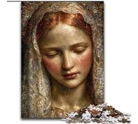 Puzzle da 1000 pezzi per adulti, regali di arte, analisi e logica della Vergine Maria, con pezzi completamente interconnessi e di forma casuale, per bambini dai 14 anni in su (dimensioni 26x38cm)