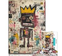 Puzzle da 1000 pezzi per adulti, regali di arte moderna di Basquiat, giocattoli per l'intrattenimento della famiglia, gioco educativo per compleanni, Natale per bambini dai 14 anni in su, 38x26cm