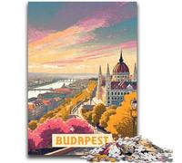 Puzzle da 1000 pezzi per adulti, regali di Budapest, puzzle per adolescenti, ideali come regali per tutta la famiglia dai 14 anni in su (26x38cm)