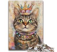 Puzzle da 1000 pezzi per adulti, regali di buon compleanno, gatto, antistress, vacanze, ammazza tempo, decorazioni per la casa, giocattoli, 50x75cm