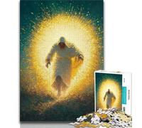 Puzzle da 1000 pezzi per adulti regali di Gesù puzzle dal design vivace e unico esperienza di puzzle rilassante e stimolante 38x26cm
