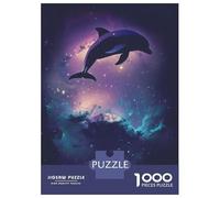 Puzzle Da 1000 Pezzi Per Adulti, Regali Dolphin Silhouette Galaxy Puzzle Per Adulti, Giochi Divertenti Per Tutta La Famiglia, Ottimo Regalo Per Gli Amanti Del Gioco 70x50cm/1000pcs