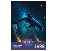 Puzzle Da 1000 Pezzi Per Adulti, Regali Dolphin Space Puzzle Per Adulti, Giochi Rilassanti, Decorazione Murale, Regalo Di Compleanno, Regali, 70x50cm/1000pcs