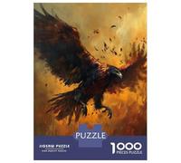 Puzzle Da 1000 Pezzi Per Adulti, Regali Eagle in Flight Painting Puzzle Per Adulti Gioco Pratico Ma Divertente E Umoristico Ottimo Regalo Per I Giocatori 38x26cm/1000pcs