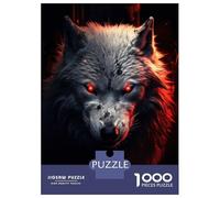 Puzzle Da 1000 Pezzi Per Adulti, Regali Evil White Wolf Puzzle Per Adulti, Giochi Rilassanti, Corsa Di Velocità Manuale, Regalo Di Compleanno, Regali, 70x50cm/1000pcs