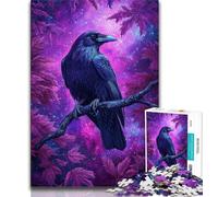 Puzzle da 1000 pezzi per adulti, regali fantasy, corvo, gioco educativo per famiglie, decorazione da parete, regali unici per compleanno e Natale, 38x26cm