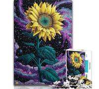 Puzzle da 1000 pezzi per adulti, regali fantasy Girasole, 1000 pezzi per adolescenti, gioco stimolante, ideale come regalo per tutta la famiglia (dimensioni 75x50cm)