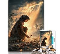 Puzzle da 1000 pezzi per adulti, regali "Fiori in guerra", giocattoli educativi per imparare, attività divertenti a casa, regalo di compleanno, regali di viaggio, 38x26cm
