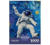 Puzzle Da 1000 Pezzi Per Adulti, Regali Floating Astronaut in Space Puzzle Per Adulti, Giochi Rilassanti, Corsa Di Velocità Manuale, Regalo Di Compleanno, Regali, 70x50cm/1000pcs