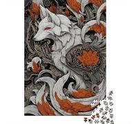 Puzzle Da 1000 Pezzi Per Adulti, Regali Fox Spirit Art Print Puzzle Giochi Rilassanti Difficile Difficile Regalo Di Compleanno, Regali, 52x38cm/1000pcs