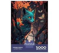 Puzzle Da 1000 Pezzi Per Adulti, Regali Fox Supernatural Forces Puzzle Per Adulti Gioco Pratico Ma Divertente E Umoristico Ottimo Regalo Per I Giocatori 70x50cm/1000pcs