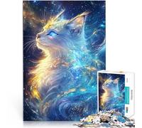 Puzzle da 1000 pezzi per adulti, regali Gattino Nebula Fatto di carta，da 14 anni in su Giocattoli da regalo per la famiglia Adatto per la decorazione del desktop。misurare：26x38cm