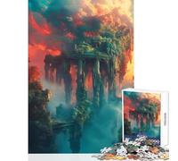 Puzzle da 1000 pezzi per adulti regali giardini pensili corrotti di Babilonia giocattolo decorazione da parete regalo per compleanni gioco per famiglie interessante riduzione dello stress 38x26cm