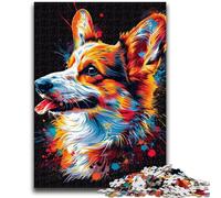 Puzzle da 1000 pezzi per adulti, regali, gioco di giocattoli con il cane Welsh Corgi Pembroke, ogni pezzo è unico - Gioco divertente e stimolante per tutta la famiglia, 50x75cm