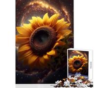 Puzzle da 1000 pezzi per adulti regali girasoli spazio stelle giocattoli antistress regali per donne e uomini giochi divertenti collezione di artisti belle arti dimensioni 38x26cm
