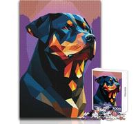 Puzzle da 1000 pezzi per adulti, regali, il mio cane Rottweiler, gioco educativo per famiglie, sfida difficile, idee regalo, dimensioni 38x52cm