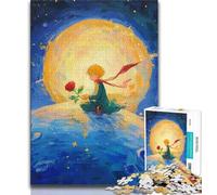 Puzzle da 1000 pezzi per adulti regali Il piccolo principe da 1000 pezzi per adolescenti con poster abbinato e foglio di quiz per età 14+ 38x26cm