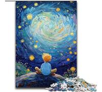 Puzzle da 1000 pezzi per adulti, regali Il piccolo principe del cielo notturno, attività per famiglie, decorazioni per la casa uniche e regali per età 14+ (dimensioni 50x75cm)