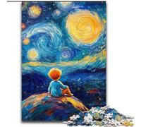 Puzzle da 1000 pezzi per adulti, regali Il piccolo principe del cielo notturno, per bambini dai 14 anni in su, gioco educativo, sfida, regalo per compleanni dimensioni 50x75cm