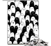 Puzzle da 1000 pezzi per adulti, regali in bianco e nero, non morti, giocattoli, giochi educativi, decorazioni per la casa uniche e regali antistress (dimensioni 50x75cm)