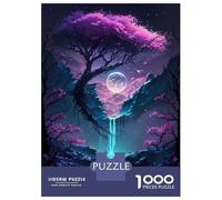 Puzzle Da 1000 Pezzi Per Adulti, Regali Japan Cherry Blossom Night Puzzle Per Adulti, Giochi Rilassanti Per Divertimento in Famiglia, Regali Per Amici E Parenti 52x38cm/1000pcs