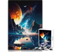 Puzzle da 1000 pezzi per adulti, regali, lago marziano, rilassante, divertente, tempo libero, giocattolo di alta qualità, taglio preciso, dimensioni 38x52cm