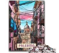 Puzzle da 1000 pezzi per adulti, regali Palermo, 1000 pezzi per adolescenti, giochi divertenti Ogni pezzo è unico Gioco divertente e stimolante per tutta la famiglia (50x75cm)