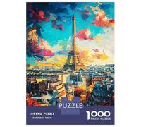 Puzzle Da 1000 Pezzi Per Adulti, Regali Paris Overview Art Puzzle Giochi Rilassanti Difficile Difficile Regalo Di Compleanno, Regali, 70x50cm/1000pcs