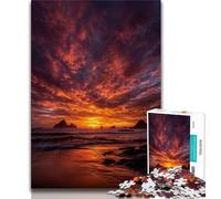 Puzzle da 1000 pezzi per adulti, regali per adolescenti, puzzle al tramonto, interessante riduzione dello stress, interazione genitore-figlio (dimensioni 75x50cm)
