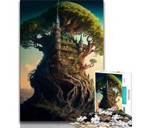 Puzzle da 1000 pezzi per adulti, regali per adolescenti, regno delle fiabe, per ammazzare il tempo in vacanza, con pezzi completamente interconnessi e di forma casuale (dimensioni 75x50cm)