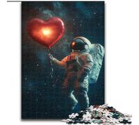 Puzzle da 1000 pezzi per adulti, regali per amanti dell'astronauta, giocattoli educativi per l'apprendimento, giochi per famiglie, regali e compleanni unici dimensioni 26x38cm