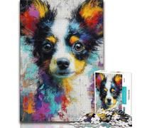 Puzzle da 1000 pezzi per adulti, regali per cani felici, puzzle per adolescenti, interessante riduzione dello stress, interazione genitore-figlio (dimensioni 75x50cm)