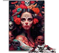 Puzzle da 1000 pezzi per adulti, regali per il Giorno dei Morti, per giochi educativi, giocattoli, decorazioni per la casa e regali unici (dimensioni 26x38cm)