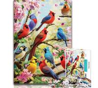 Puzzle da 1000 pezzi per adulti,regali per il mondo dei fiori e degli uccelli,1000 pezzi per adolescenti,giocattoli educativi per l'apprendimento,giochi per famiglie,regali e compleanni unici