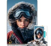 Puzzle da 1000 pezzi per adulti, regali per sciatori, giochi divertenti per famiglie, attività divertenti a casa, regalo di compleanno, regali di viaggio 50x75cm