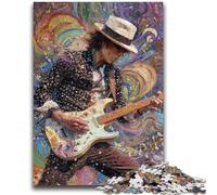 Puzzle da 1000 pezzi per adulti, regali per suonare la chitarra, 1000 pezzi per adolescenti, per giochi educativi, giocattoli, regali di compleanno, regali, arte murale (26x38cm)