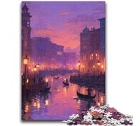 Puzzle da 1000 pezzi per adulti, regali per Venezia, antistress, vacanze a casa, ammazza il tempo, lista dei desideri con Babbo Natale, 50x75cm