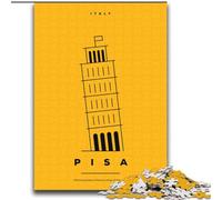 Puzzle da 1000 pezzi per adulti, regali Pisa Italia, apprendimento educativo per è ideale come regalo per tutta la famiglia 75x100cm