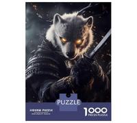 Puzzle Da 1000 Pezzi Per Adulti, Regali Polar Bear Warrior Samurai Animal Puzzle Per Adulti, Giochi Rilassanti, Decorazione Murale, Regalo Di Compleanno, Regali, 52x38cm/1000pcs