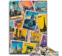 Puzzle da 1000 pezzi per adulti, regali, puzzle collage di Parigi per adulti, antistress, per ammazzare il tempo durante le vacanze, per migliorare l'amore tra coppie (75x50cm)